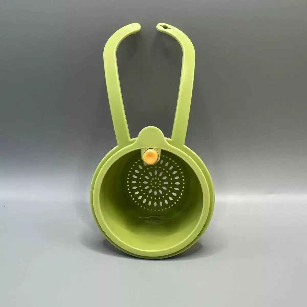 Press Type Sink Drain Basket Food Strainer Kitchen and Bathroom Organizer