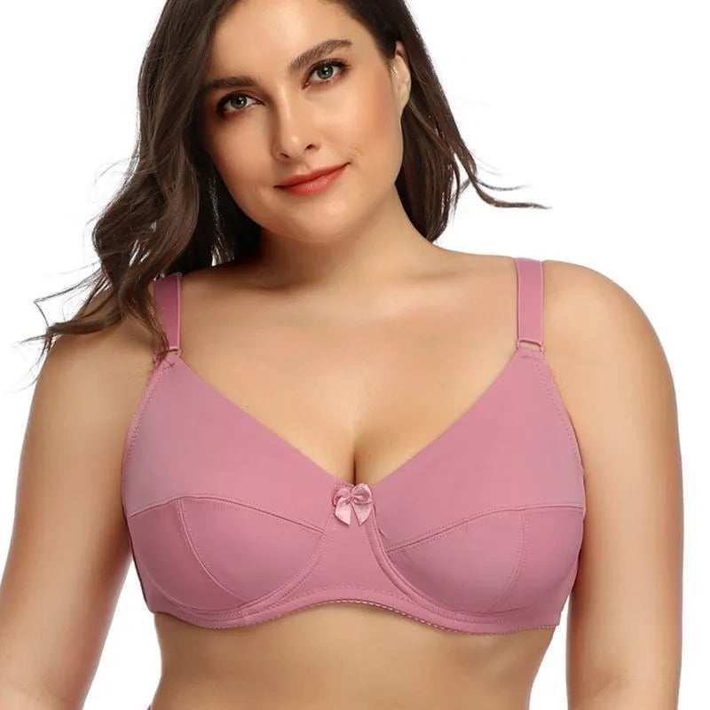 Women’s Plus Size Underwire Minimizer Bra Full Coverage Non Padded