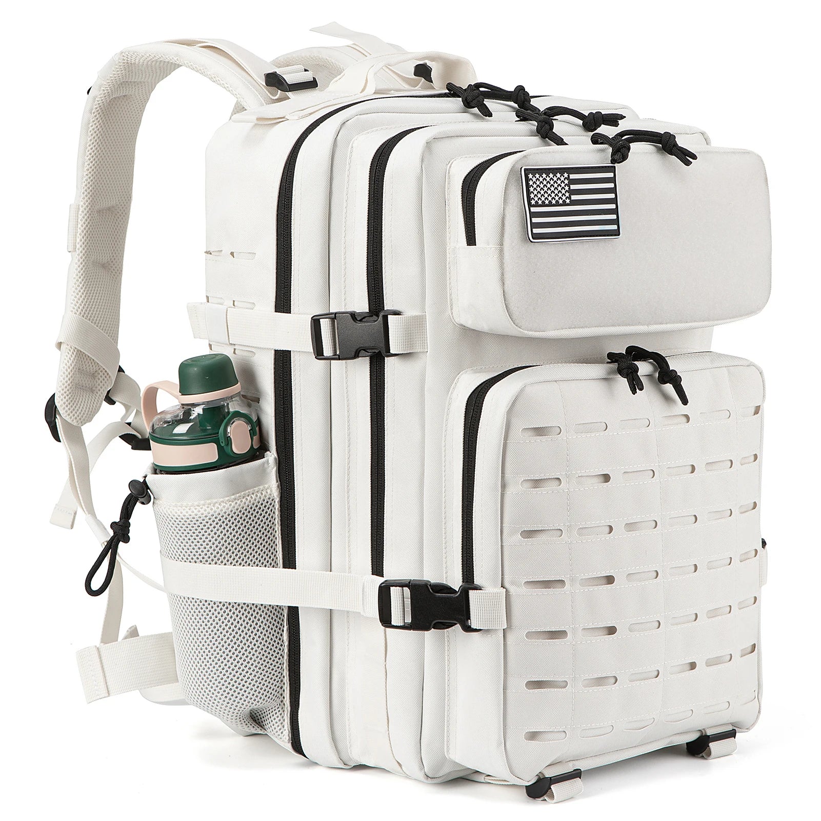 Tactical Backpack 25L 45L Outdoor Survival Hiking Rucksack with Bottle Holder