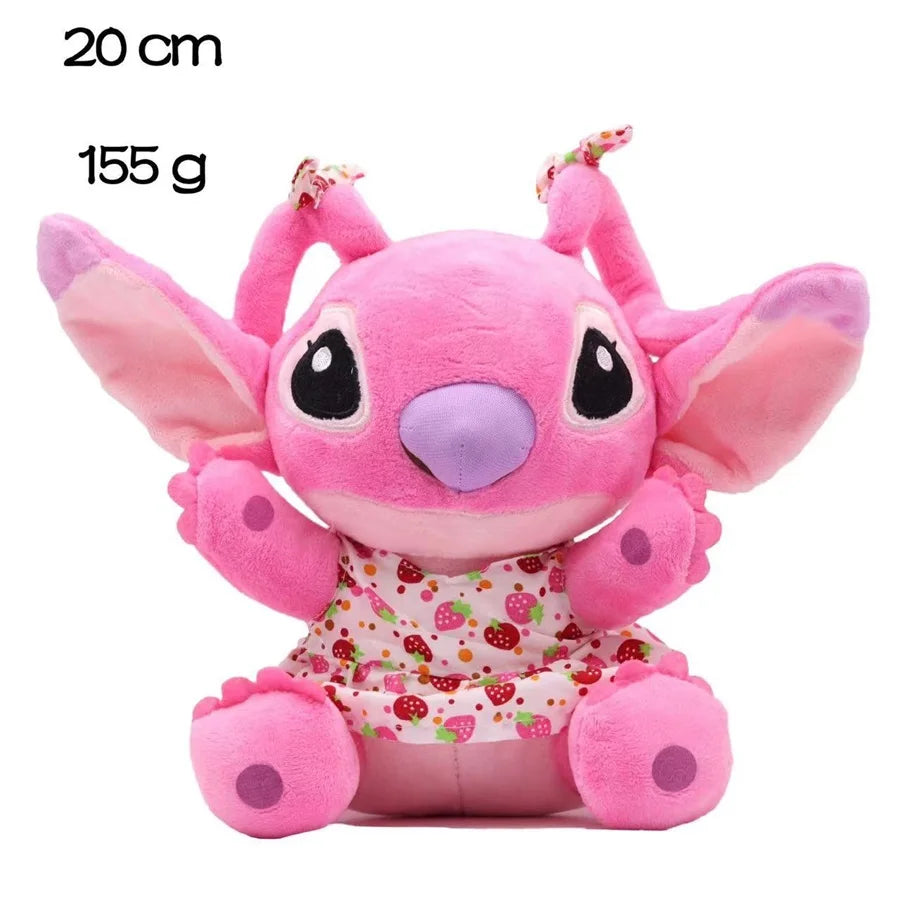 Cartoon Blue Alien Plush Toy 20cm for Kids Birthday Gift