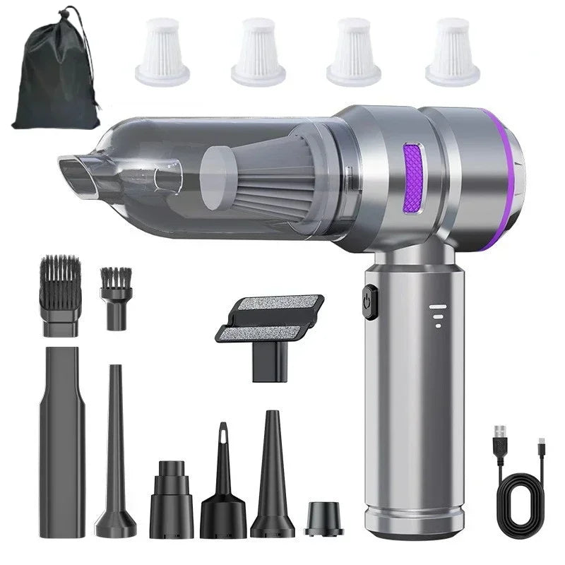 High Power 2-in-1 Car Vacuum Cleaner & Air Blower