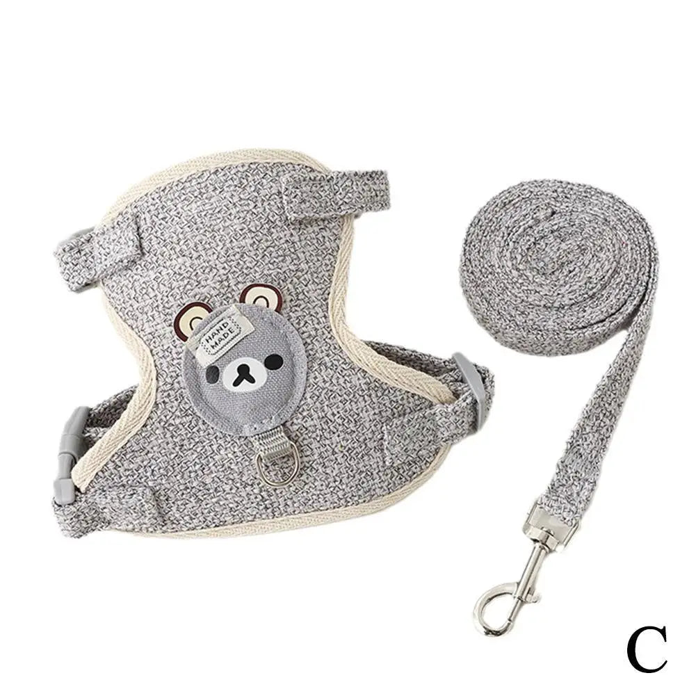 Adjustable Breathable Pet Vest Harness for Small Dogs Cats
