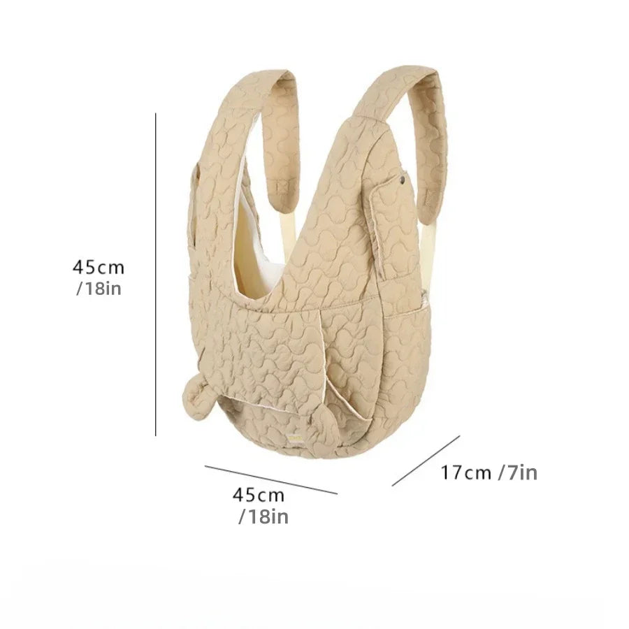 Large Capacity Pet Carrier Backpack Waterproof Chest Bag for Dogs Cats
