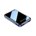 Mini Power Bank 20000mAh Portable Charger Mirror LED Display External Battery for iPhone Xiaomi Huawei Samsung