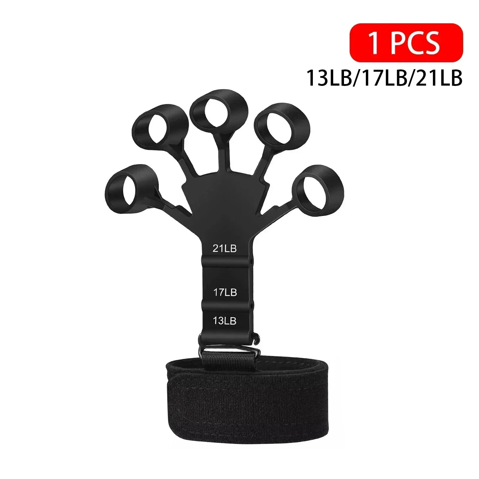 Hand Grip Strengthener Finger Trainer Resistance 6 Level Gym Exercise Tool