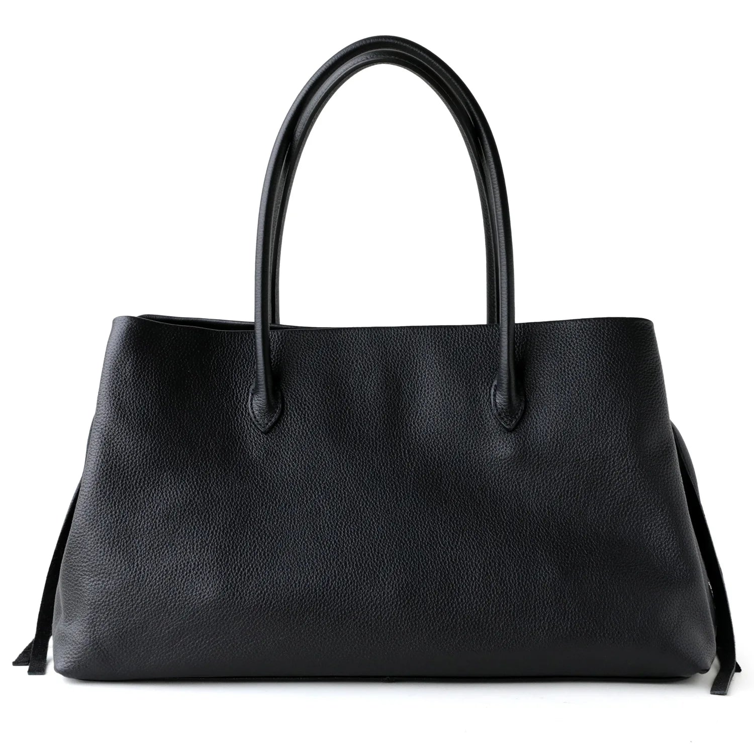 Cow Leather Multi Layer Tote Bag for Women Large Capacity Handbag