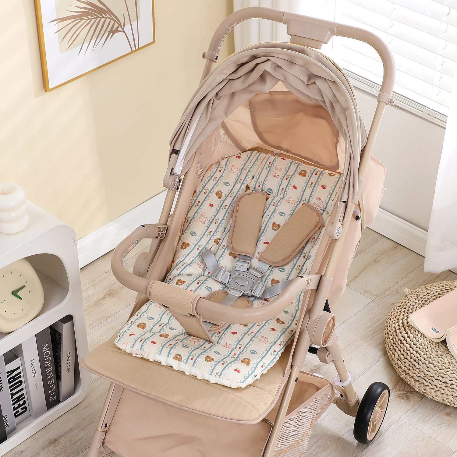 Baby Stroller Seat Cushion Soft Mattress for Pushchair Car Seat
