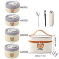 Stainless Steel Thermal Bento Lunch Box Large Capacity Insulated Food Container