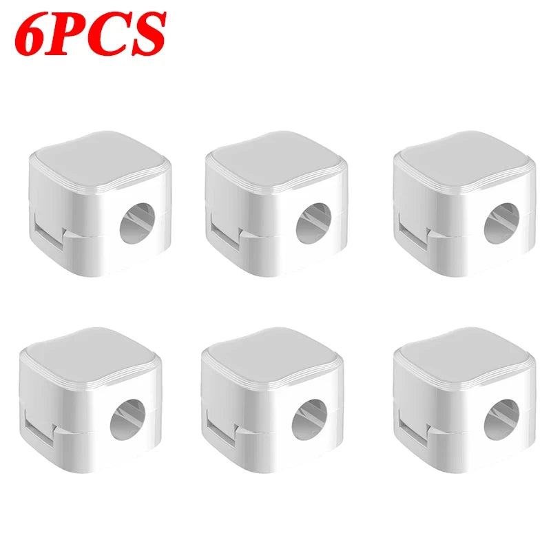 Magnetic Cable Clip Cable Holder Cord Organizer for Desk Office Management