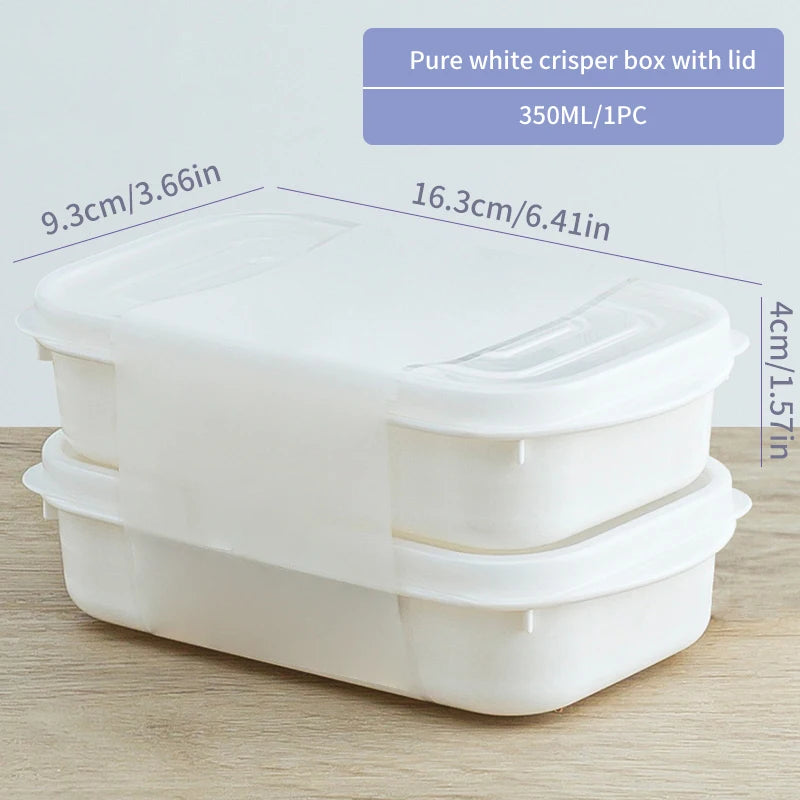 Food Grade Refrigerator Storage Box Divided Fruit Vegetable Meat Organizer Container