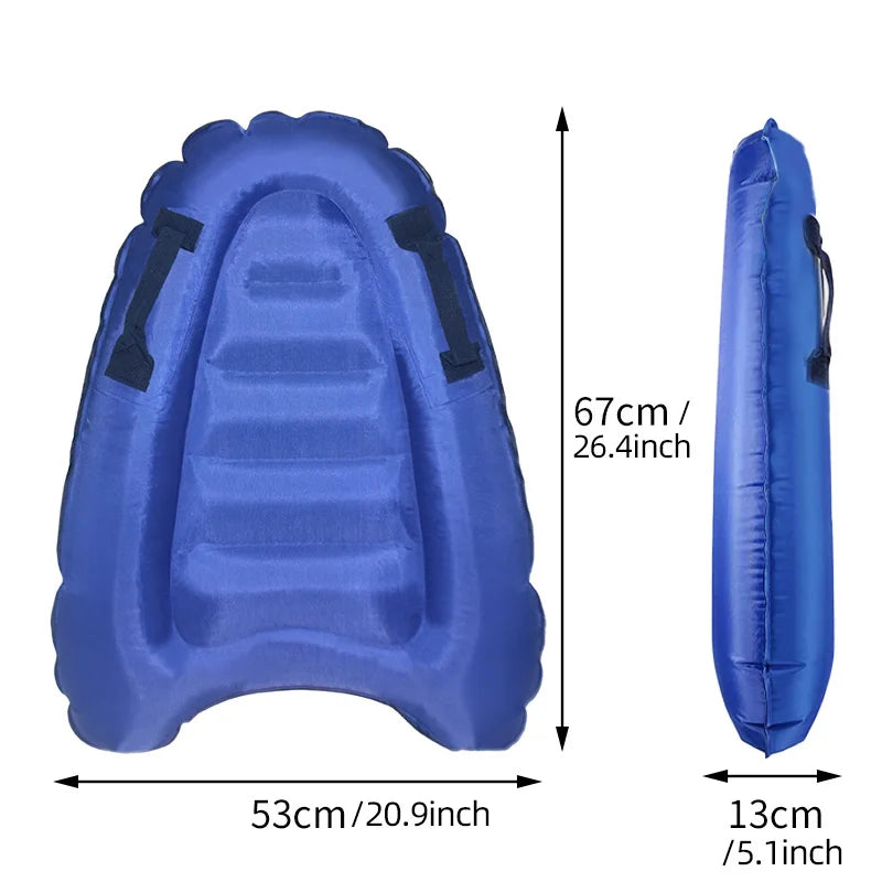 Oxford Cloth Inflatable Pool Float Bed Swimming Surfboard Raft