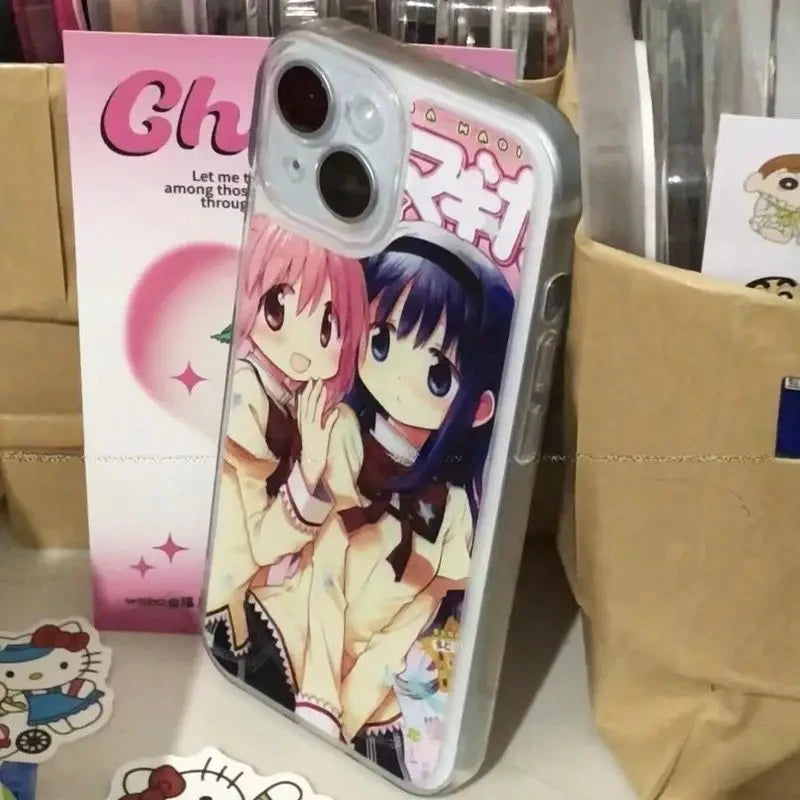 Japanese Minimalist Girls iPhone Case