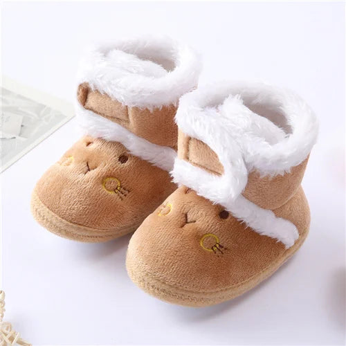 Baby Winter First Walker Shoes Warm Soft Sole 0 9 Months