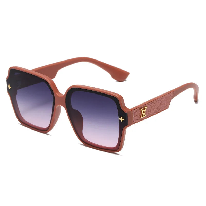 Large Square Frame UV Protection Sunglasses for Women