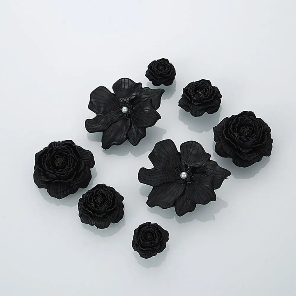 Flower Shoe Charms Set 3D Buckle Decorations Accessories for Clogs Women