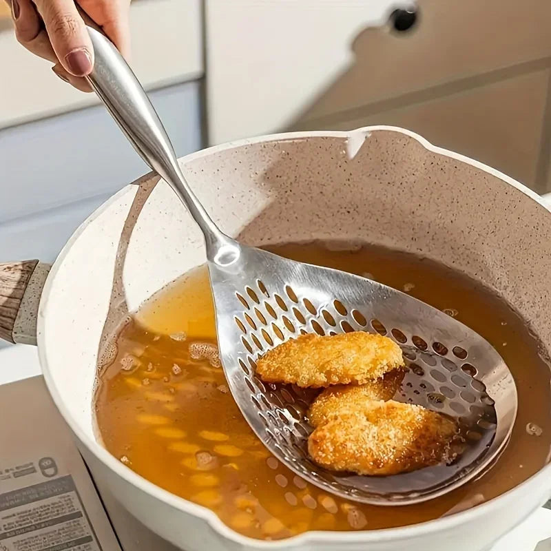 Large Stainless Steel Skimmer Spoon