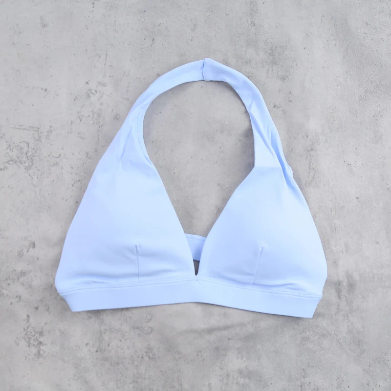 Neck Hanging Yoga Sports Bra Women Breathable Running Fitness Cycling Bra
