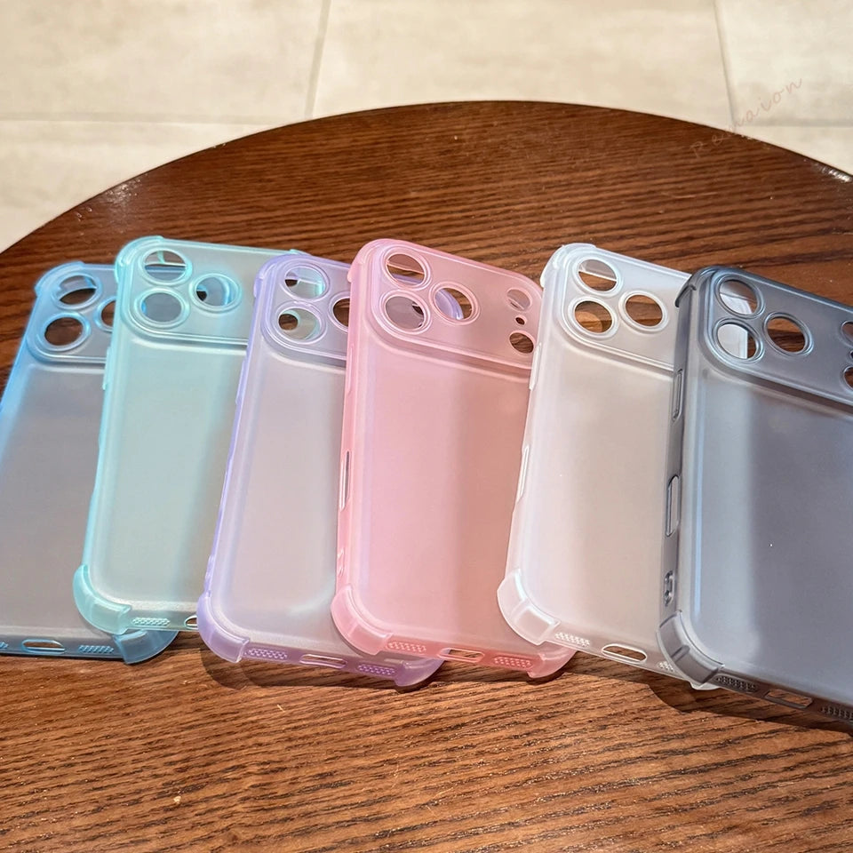 Cute Matte Clear iPhone Case