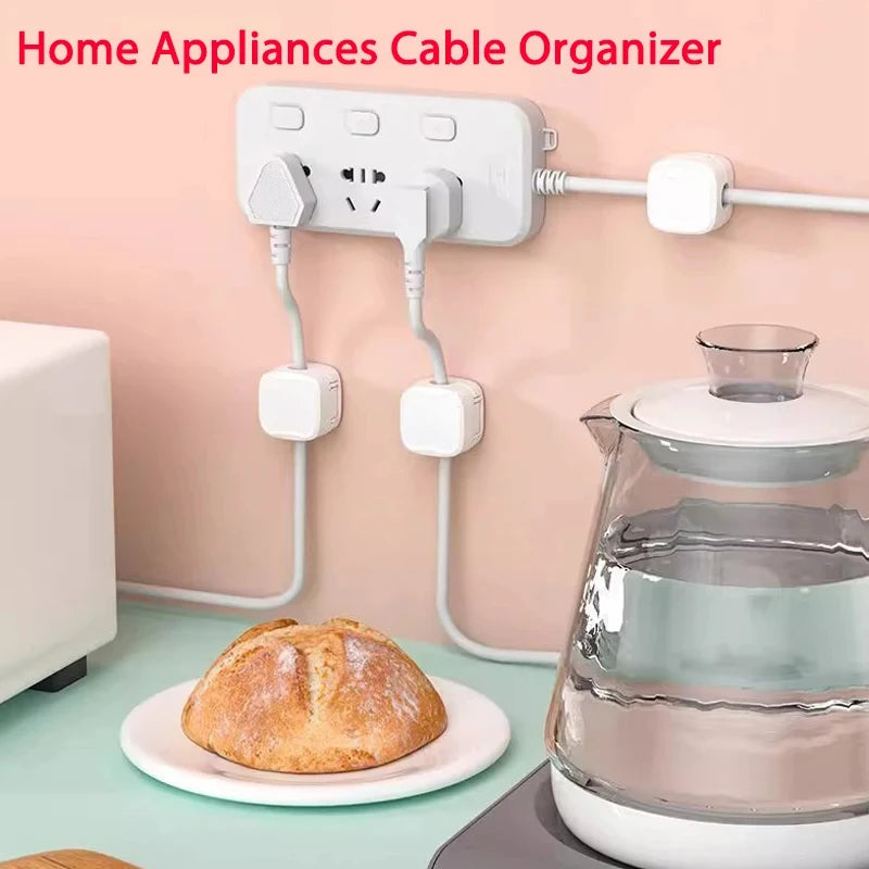 Magnetic Cable Clip Cable Holder Cord Organizer for Desk Office Management