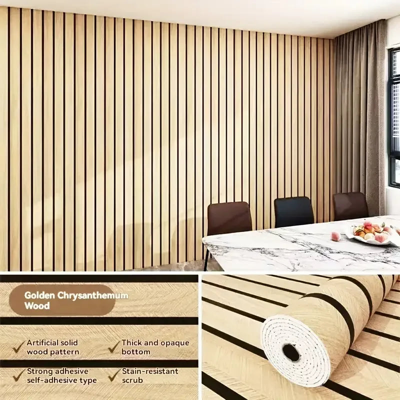 Brown Grid Peel and Stick Wallpaper Waterproof Faux Plaid Wall Ceiling Decor