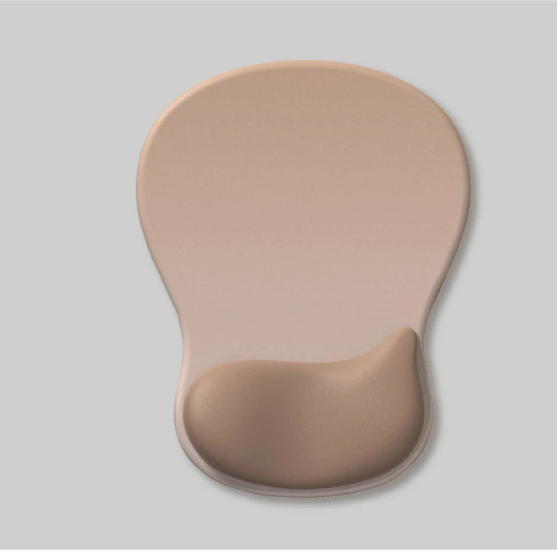 Ergonomic Mouse Pad with Gel Wrist Rest Pain Relief Non Slip PU Base Support