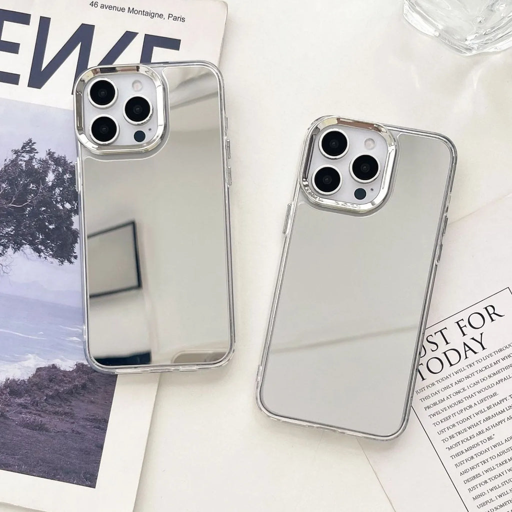 Plating Make Up Mirror iPhone Case