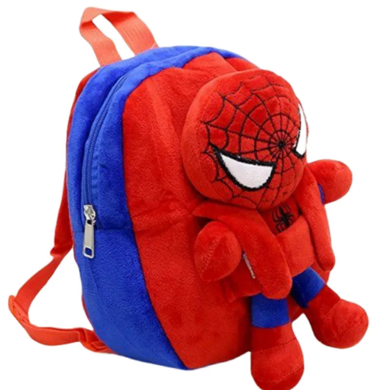 Spider Man Plush Backpack for Kids Mini Kindergarten Bag