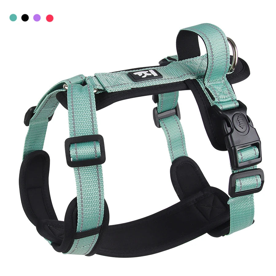 Reflective Dog Harness with Handle Adjustable Vest for Small Medium Dogs