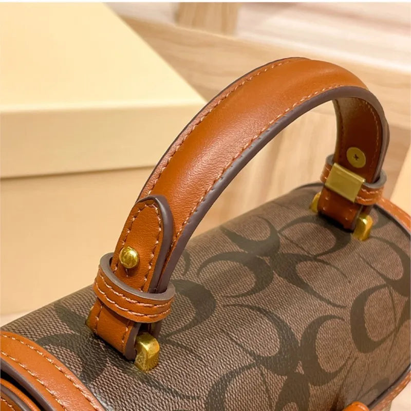Women Minimalist Contrast Crossbody Box Bag