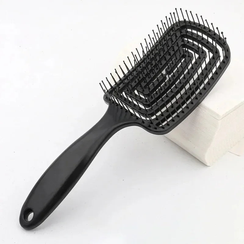 Anti Static Scalp Massage Hair Brush Salon Styling Comb