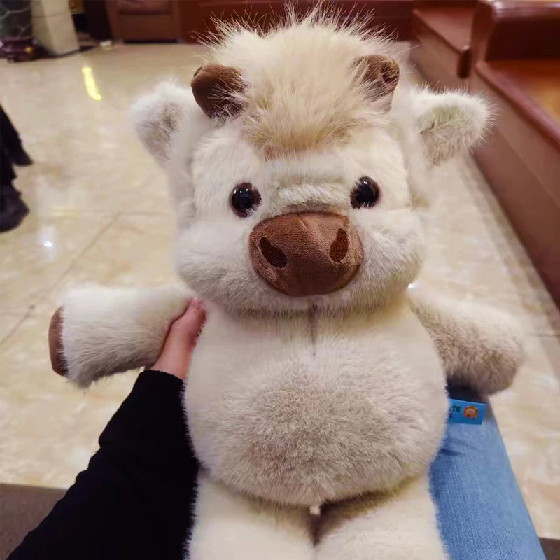 40cm West Highland Cow Plush Toy Cute Soft Stuffed Animal Kids Gift Doll