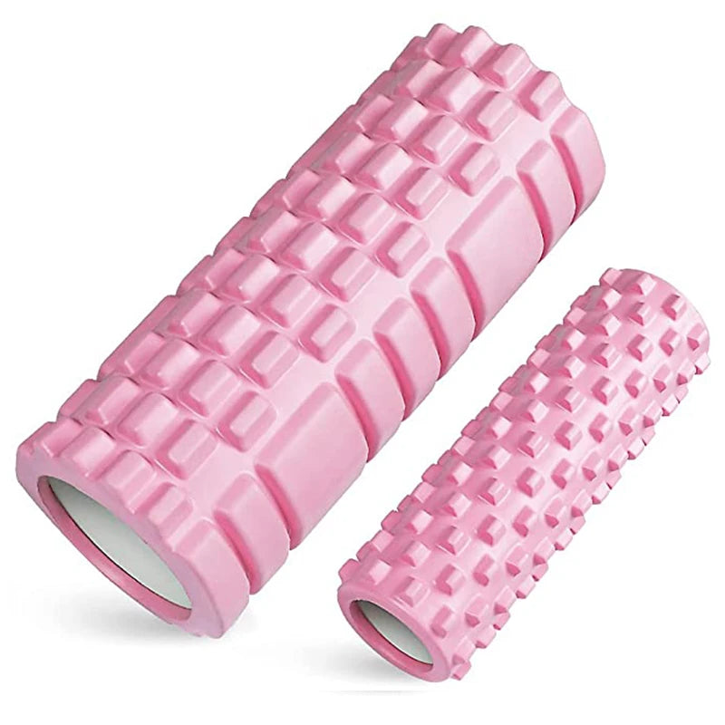 Yoga Foam Roller Muscle Massage Back Training Grid Recovery Roller