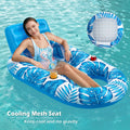 Adult Inflatable Pool Float Lounger Floating Chair for Pool & Lake
