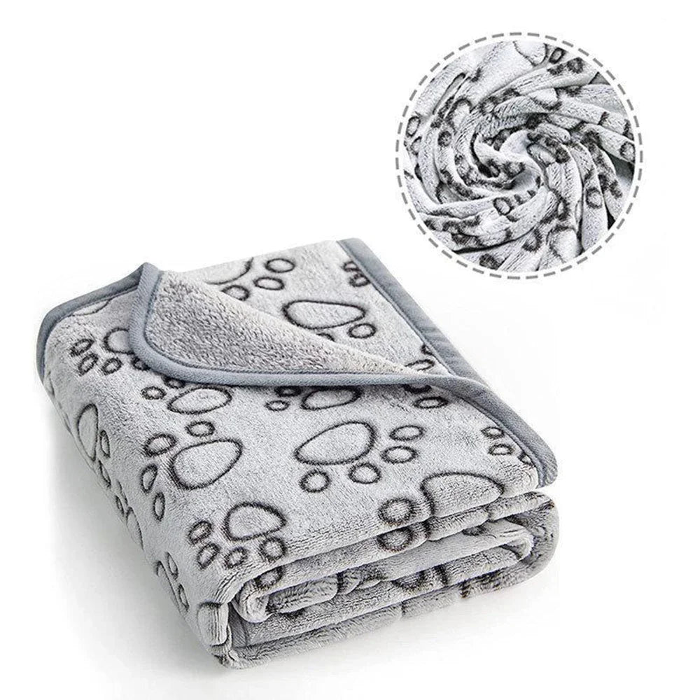 Washable Pet Blanket – Soft Fleece Dog and Cat Throw for Indoor Use