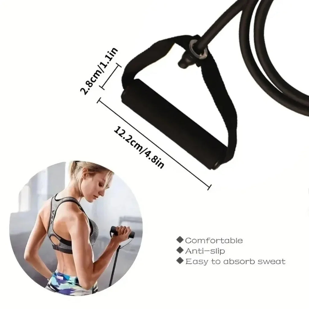 Resistance Bands Set with Handles Home Gym Strength Training Equipment