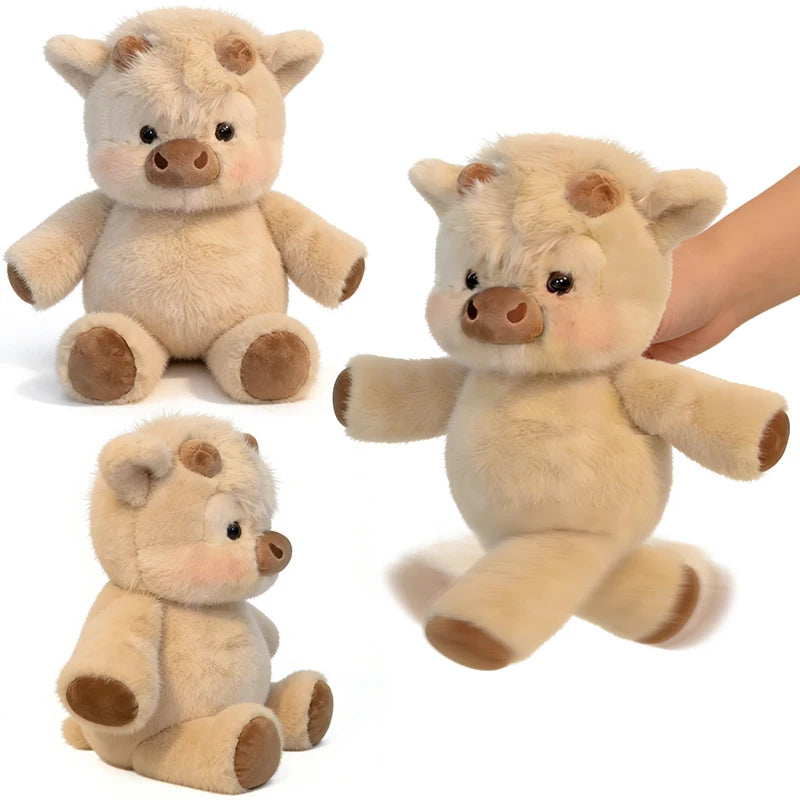 40cm West Highland Cow Plush Toy Cute Soft Stuffed Animal Kids Gift Doll