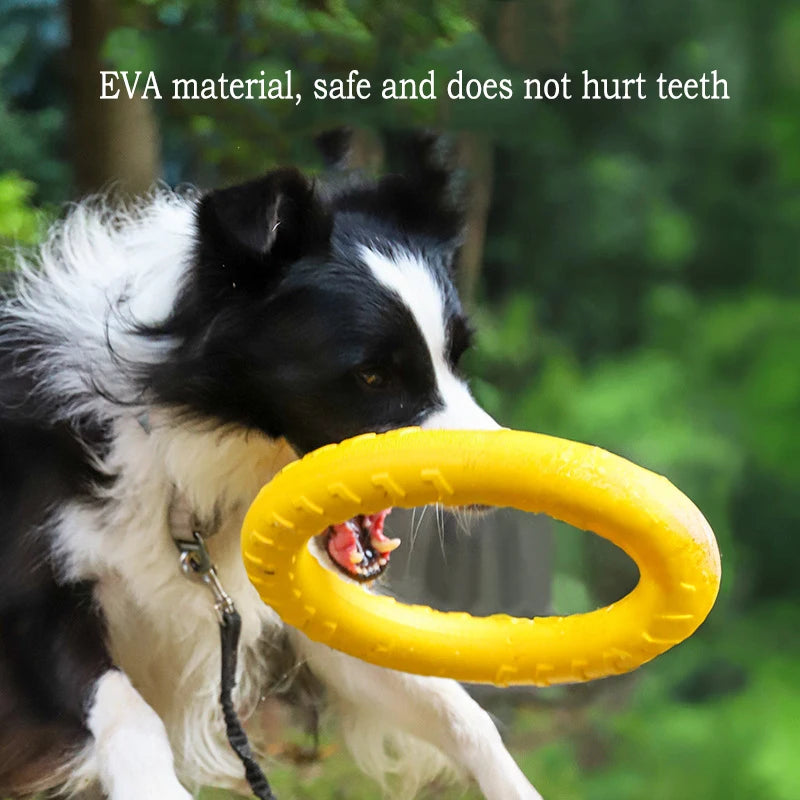 4 Pack Durable Dog Toy Set Flying Disc Ball Tug Rope