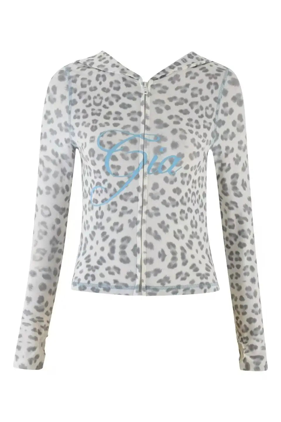 Women Zip Up Long Sleeve Spring Top with Low Waist Flared Pants Two Piece Outfit