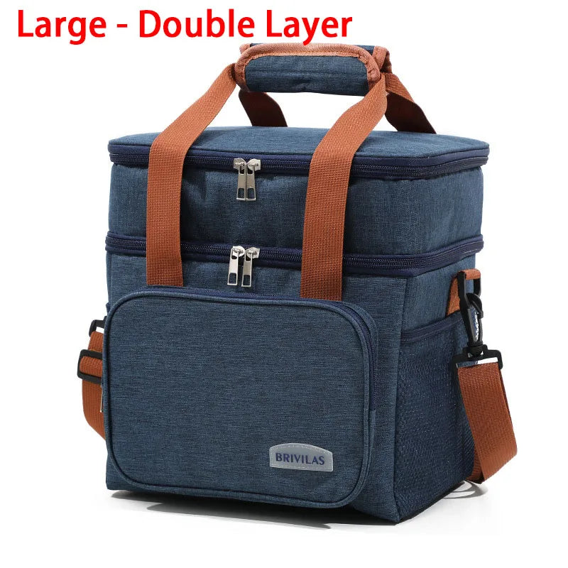 Insulated Lunch Bag Leakproof Collapsible Large Capacity for Work Travel
