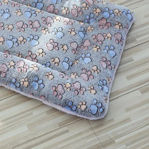 Portable Plush Pet Bed Mat Soft Warm Washable Dog Cat Blanket Travel Sofa Bed