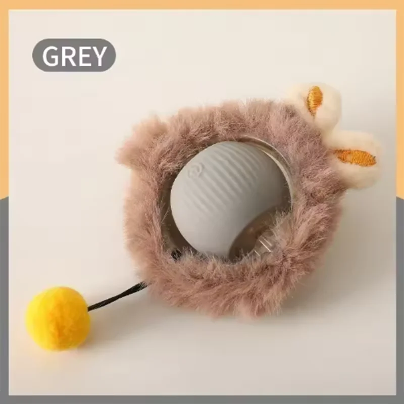 Cat Toy Ball Interactive Teasing Stick Wear Resistant Bite Pet Toy