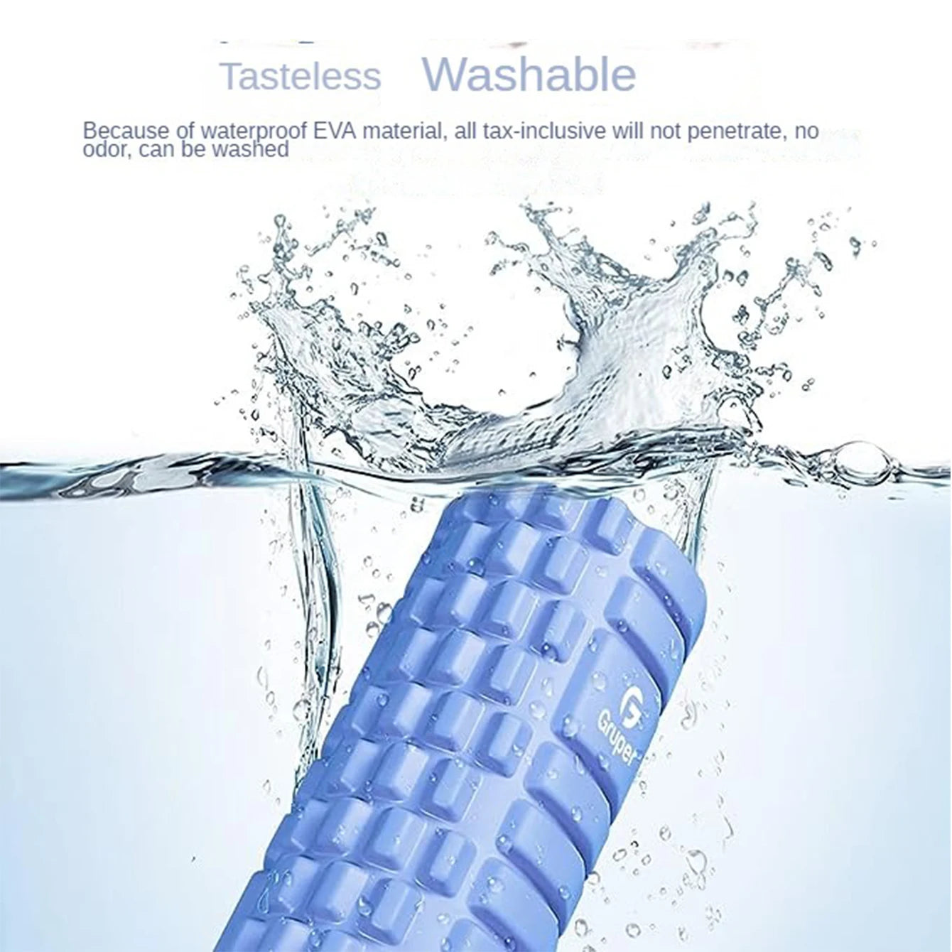 Yoga Foam Roller Muscle Massage Back Training Grid Recovery Roller