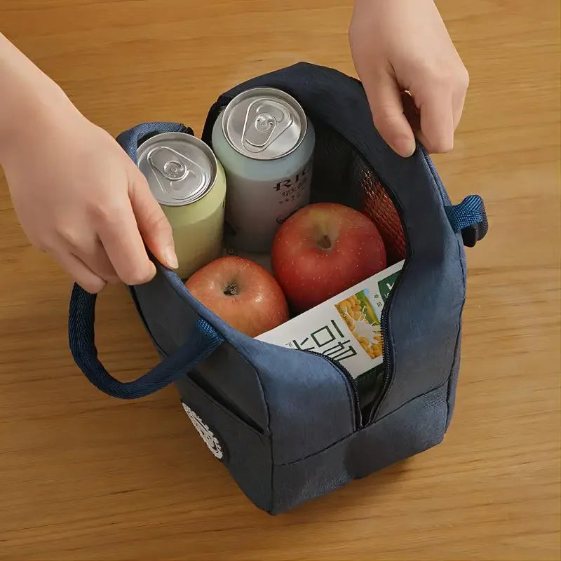 Insulated Lunch Bag Bento Pack Aluminum Foil Meal Bag Ice Pack Student Lunch Handbag