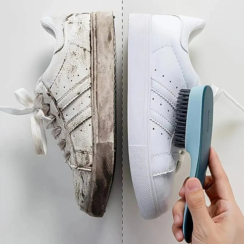Shoe Cleaning Brush – Multi-Functional Plastic Scrubbing Brush for Clothes & Household Cleaning Accessories