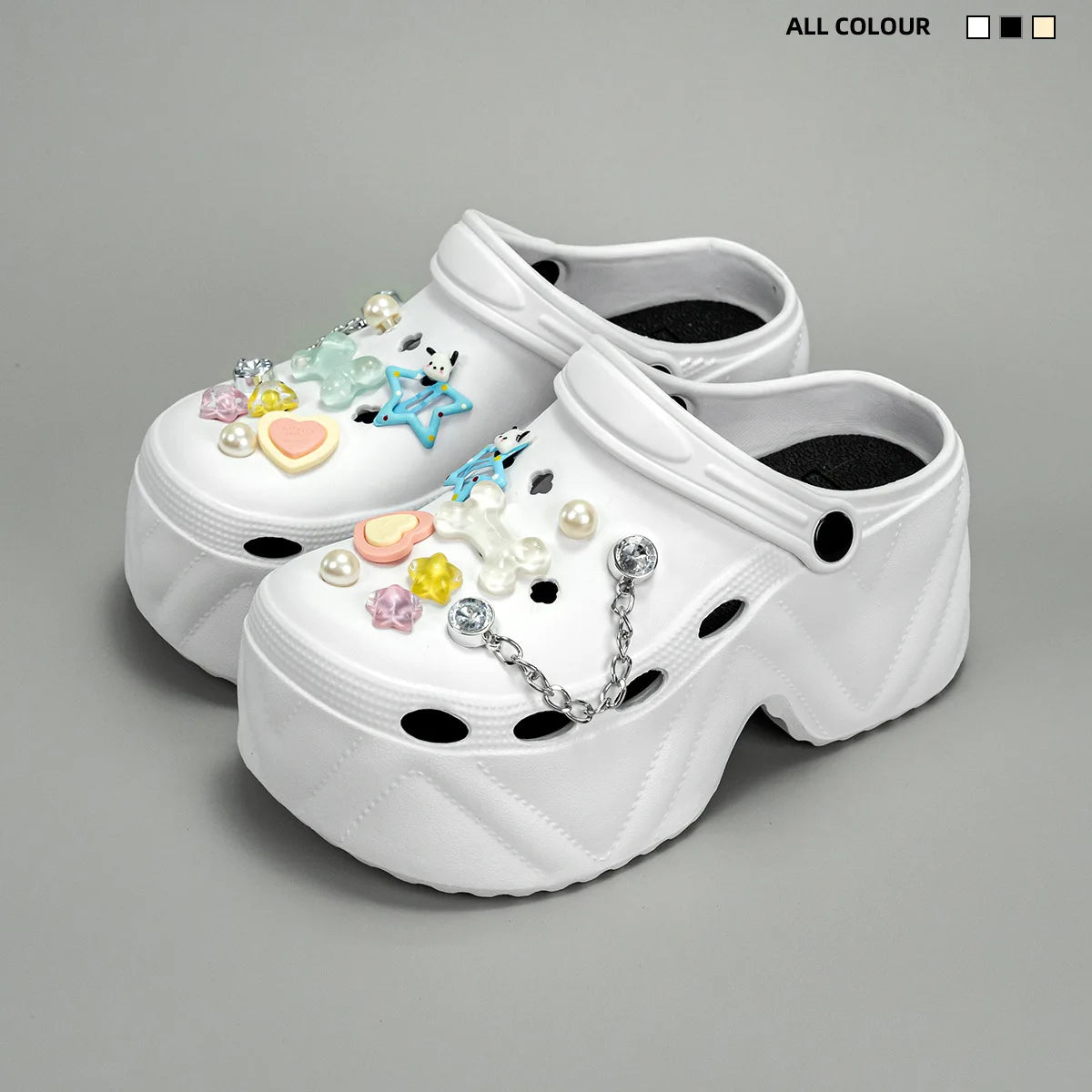 Women’s 9cm Platform Clogs Thick Sole EVA Summer Slippers