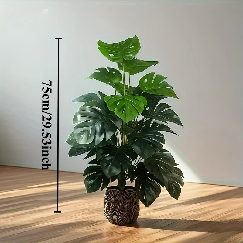 Artificial Fiddle Leaf Fig Tree Realistic Plastic Plant Home Office Wedding Decor
