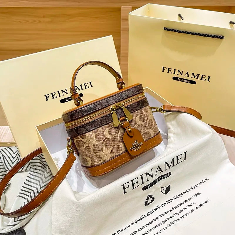 Women Minimalist Contrast Crossbody Box Bag
