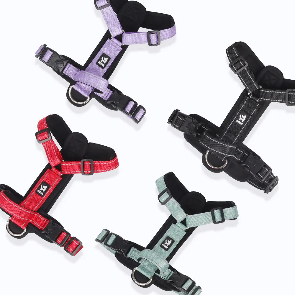 Reflective Dog Harness with Handle Adjustable Vest for Small Medium Dogs