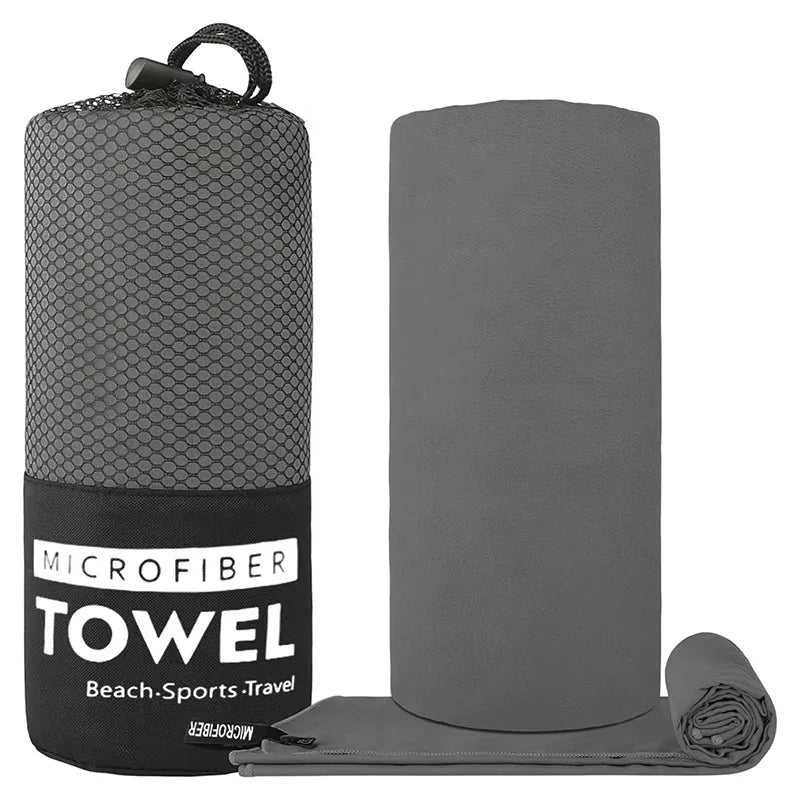 Quick Dry Microfiber Beach Towel Travel Hiking Gym Swimming Camping