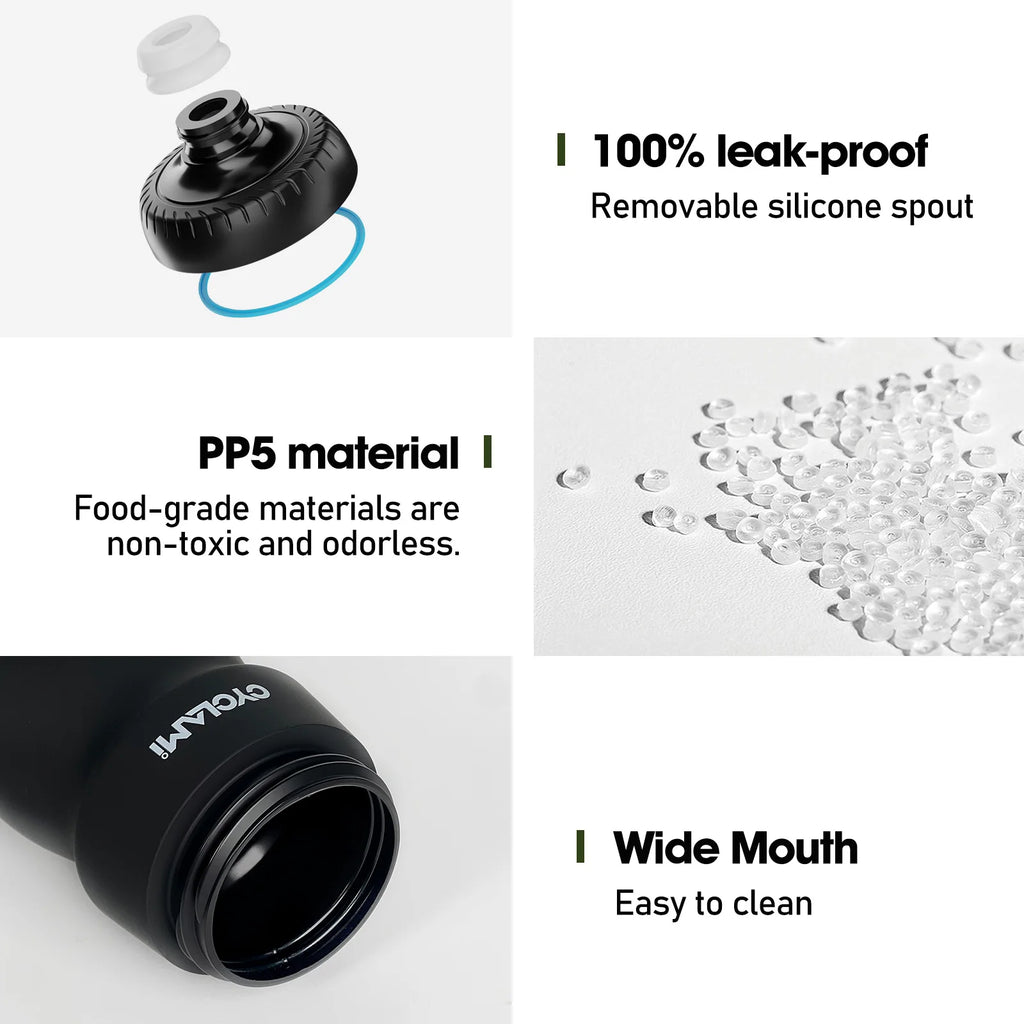 Cycling Water Bottle 650ml–750ml – Leakproof Squeeze Sports Bottle for Bike, Gym & Outdoor